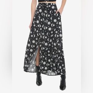 NWT - Celestial Button-Front Maxi Skirt